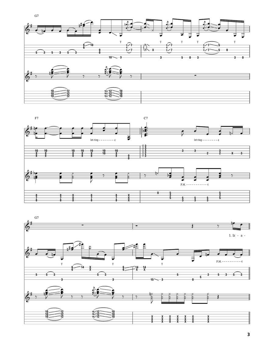 Izabella Izabella Acoustic Guitar scores gallery preview page 3