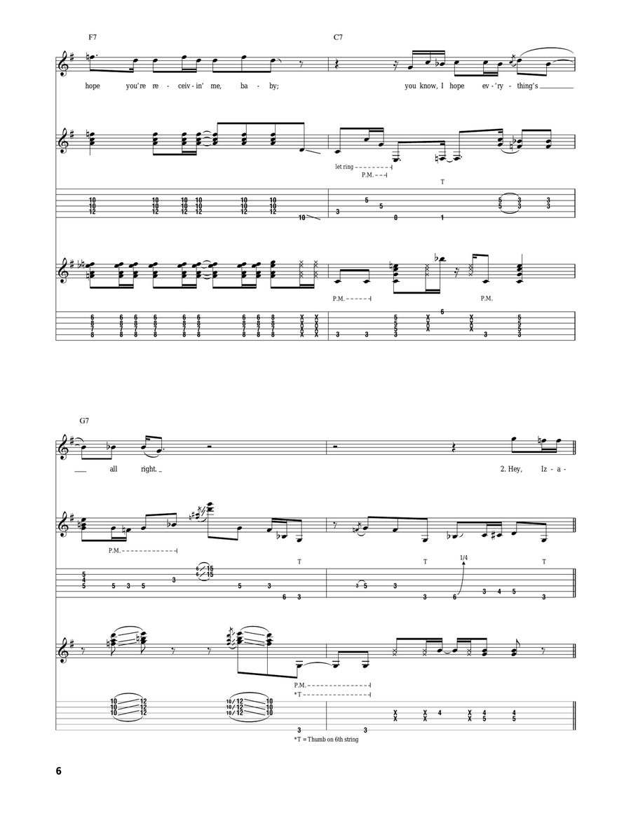 Izabella Izabella Acoustic Guitar scores gallery preview page 6
