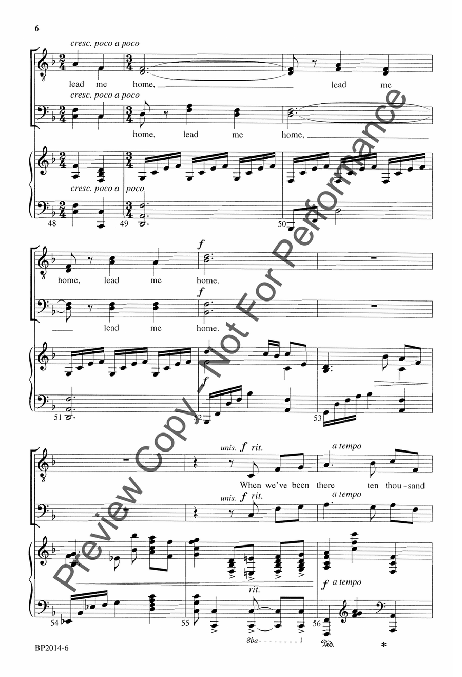 Amazing Grace - Courtney - TTBB TTBB scores gallery preview page 7