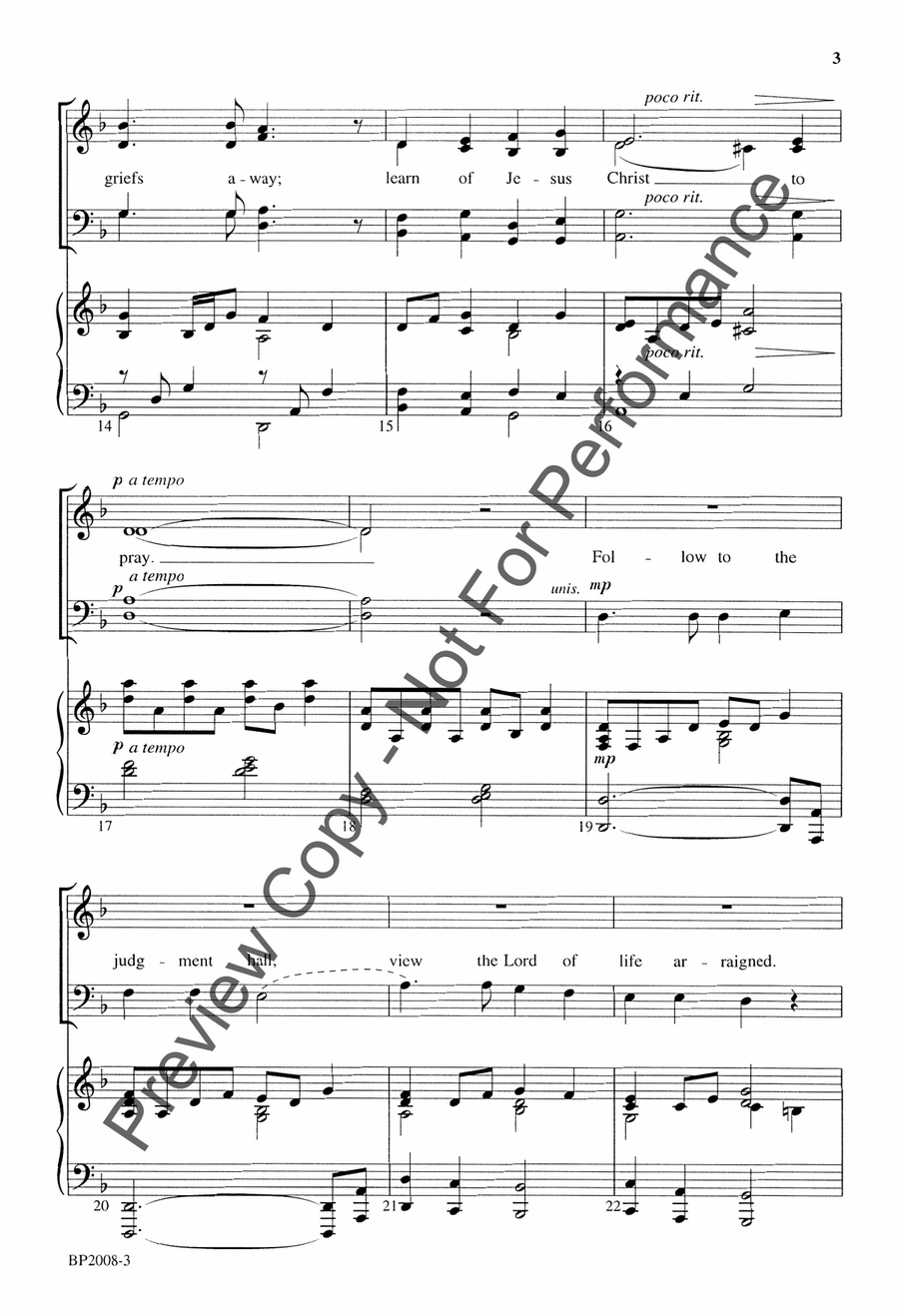 Dark Gethsemane Dark Gethsemane 4-Part scores gallery preview page 4