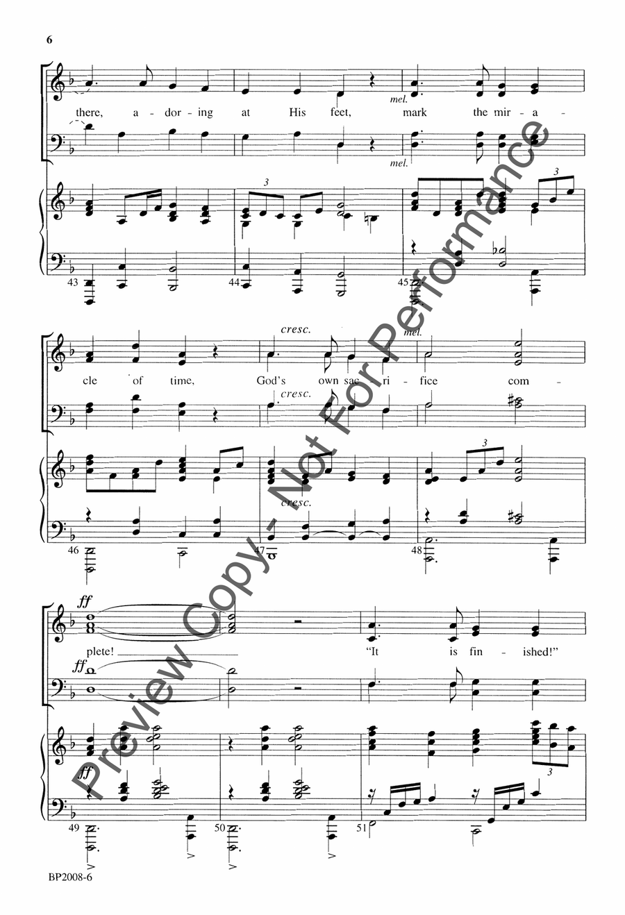 Dark Gethsemane Dark Gethsemane 4-Part scores gallery preview page 7