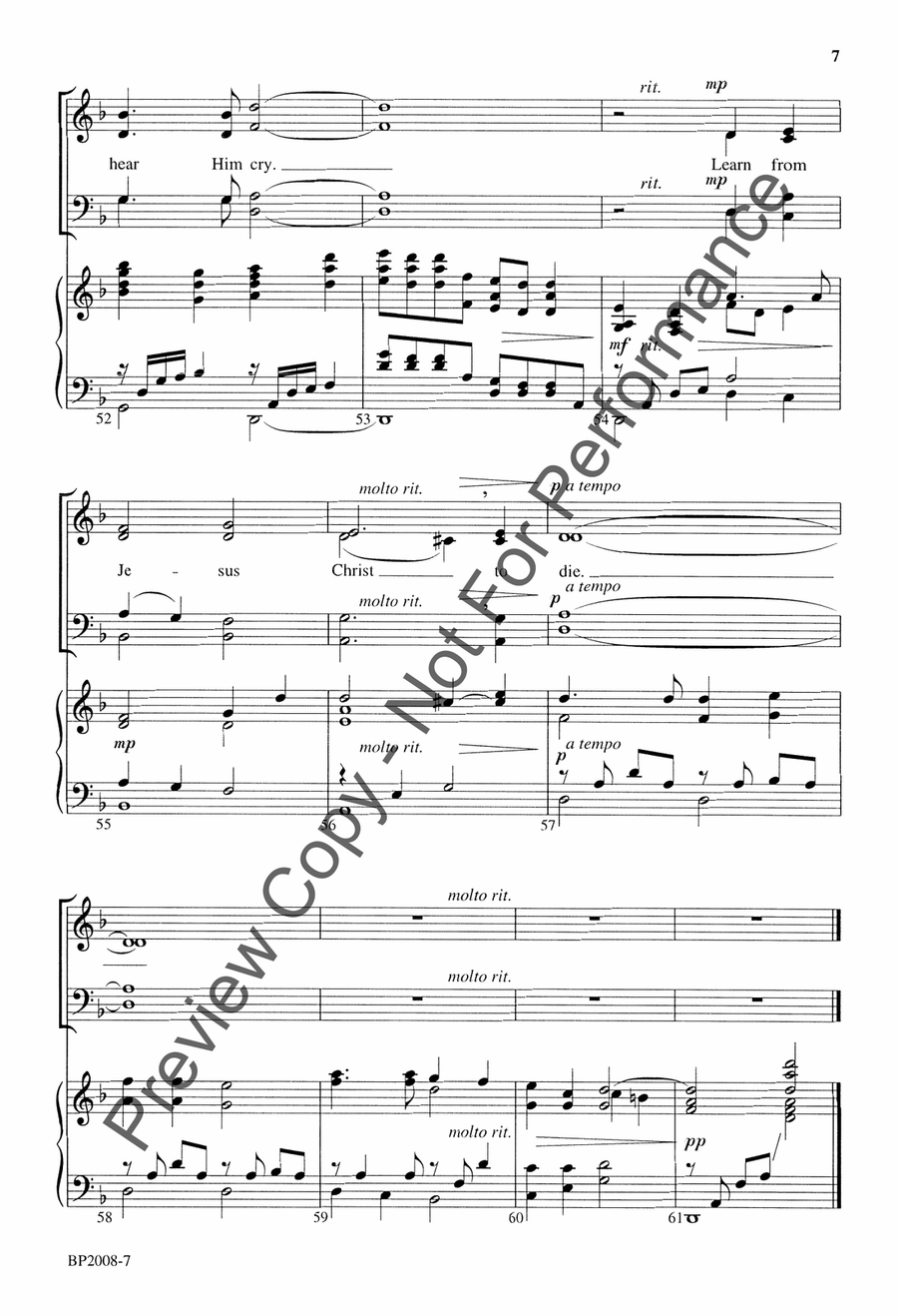 Dark Gethsemane Dark Gethsemane 4-Part scores gallery preview page 8