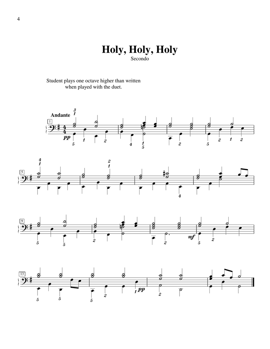 Hymns For The Beginner Piano Method scores gallery preview page 3