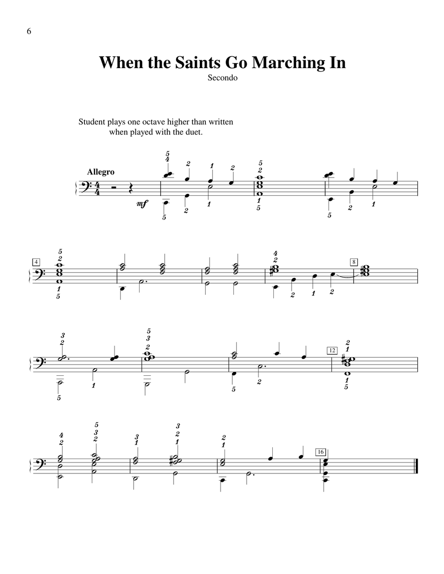 Hymns For The Beginner Piano Method scores gallery preview page 5