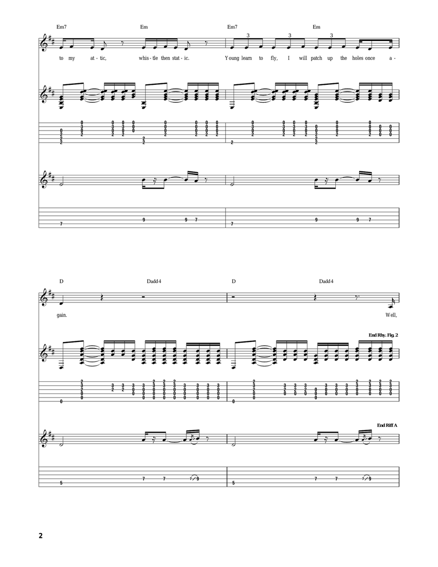 Home Home Acoustic Guitar scores gallery preview page 2