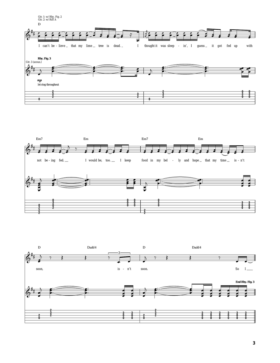 Home Home Acoustic Guitar scores gallery preview page 3