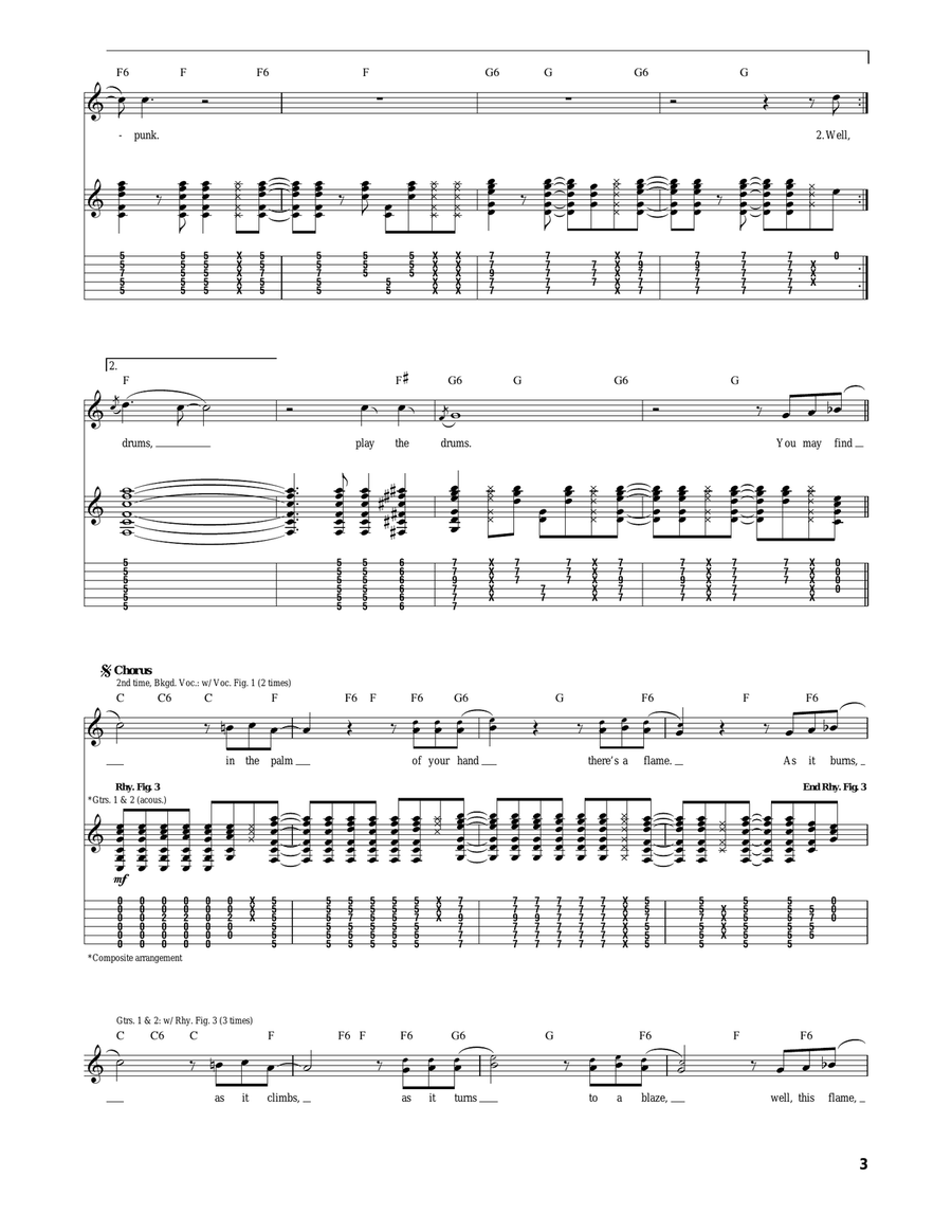 Tape Deck Tape Deck Acoustic Guitar scores gallery preview page 3