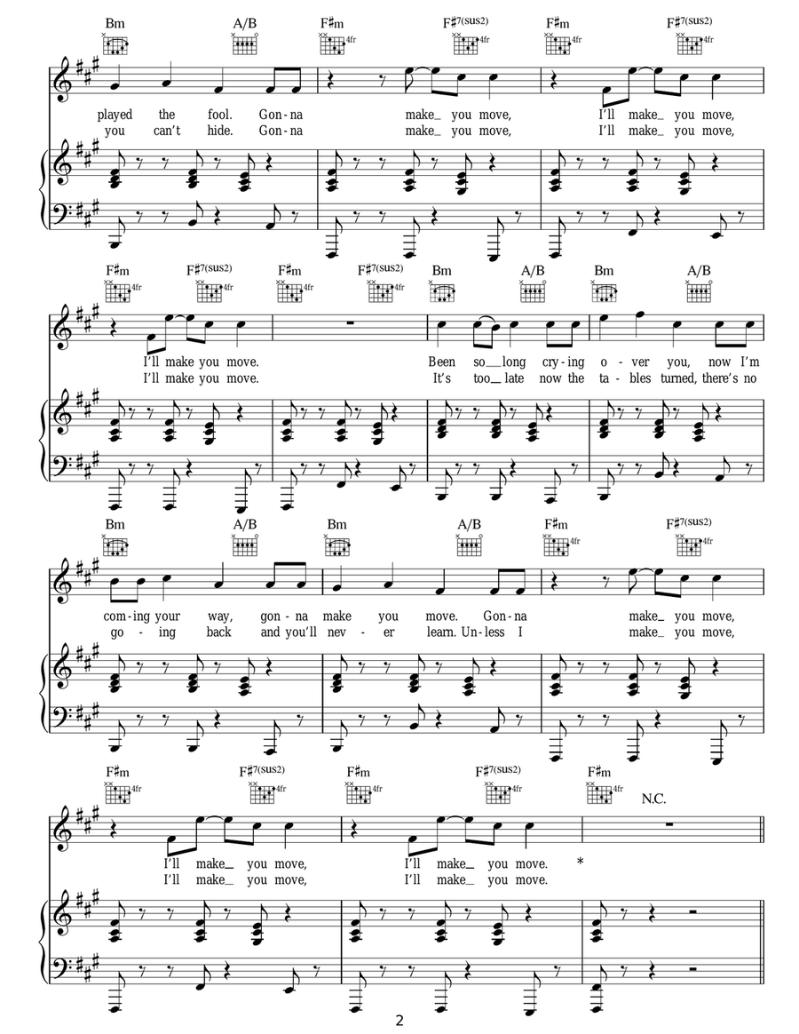 Flashlight Flashlight Acoustic Guitar scores gallery preview page 2