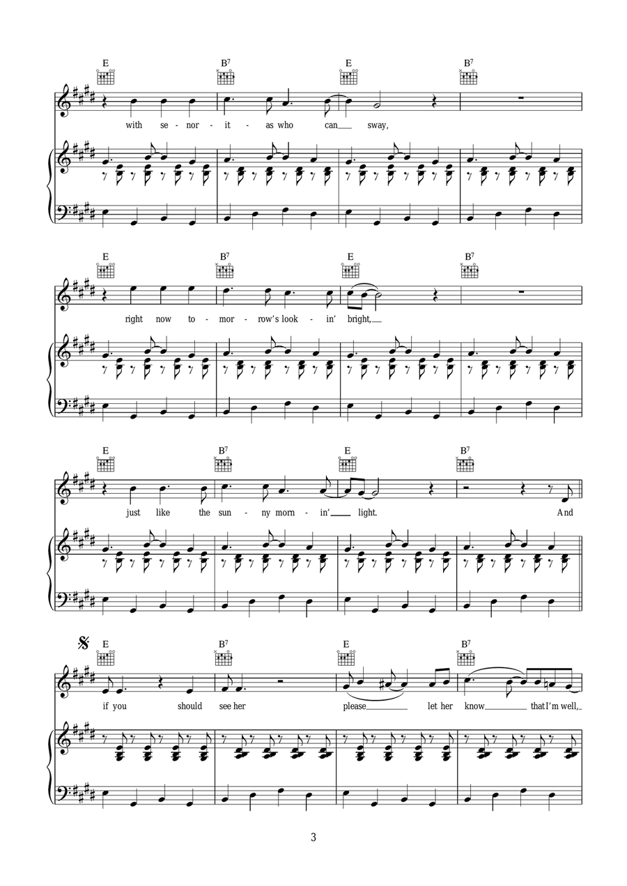 Dance The Night Away Dance The Night Away Acoustic Guitar scores gallery preview page 3