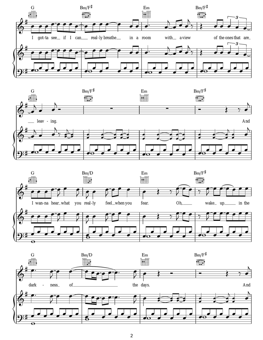 Justine Justine Acoustic Guitar scores gallery preview page 2