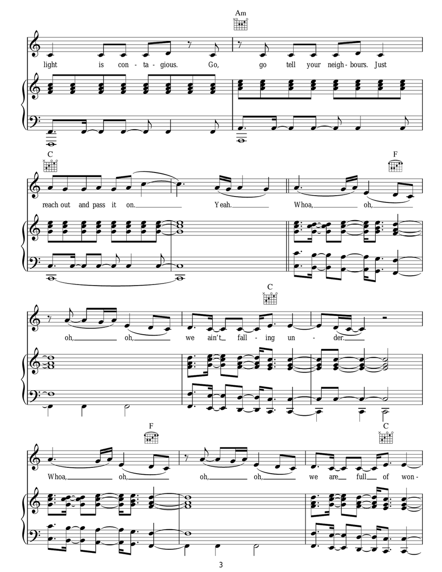 Wonder Wonder Acoustic Guitar scores gallery preview page 3