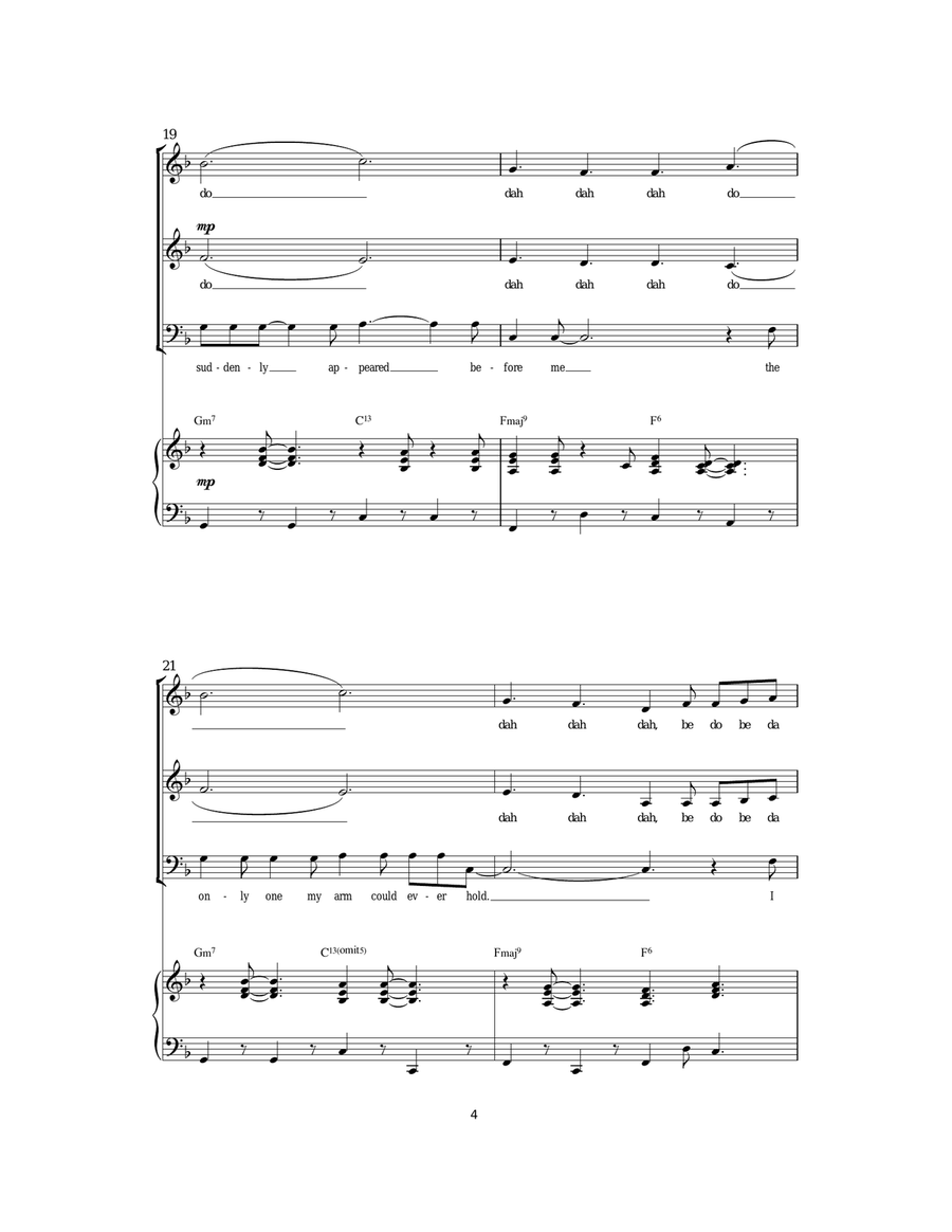 Blue Moon Blue Moon Acoustic Guitar scores gallery preview page 4