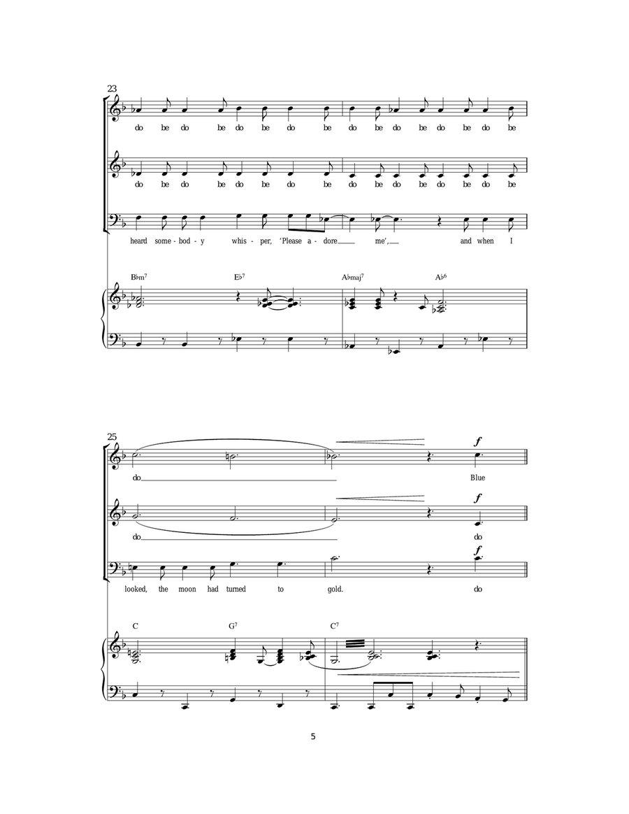 Blue Moon Blue Moon Acoustic Guitar scores gallery preview page 5