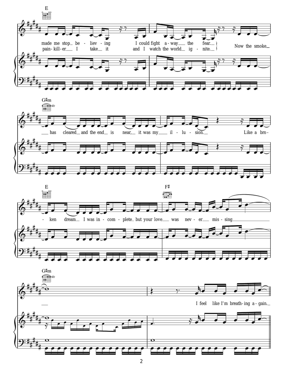 Under Control Under Control Acoustic Guitar scores gallery preview page 2