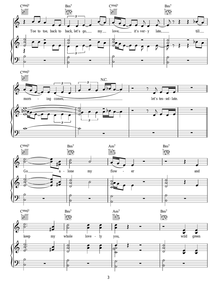 Tessellate Tessellate Acoustic Guitar scores gallery preview page 3