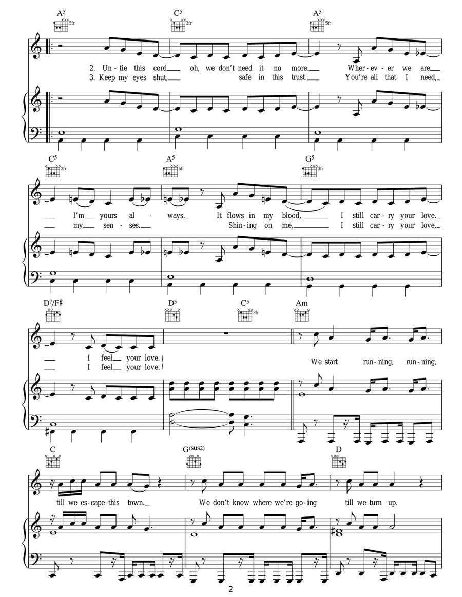 Light Me Up Light Me Up Acoustic Guitar scores gallery preview page 2
