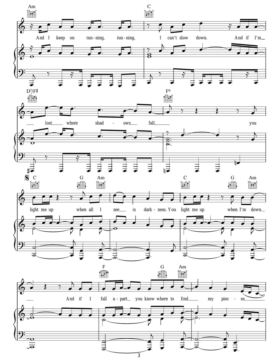 Light Me Up Light Me Up Acoustic Guitar scores gallery preview page 3