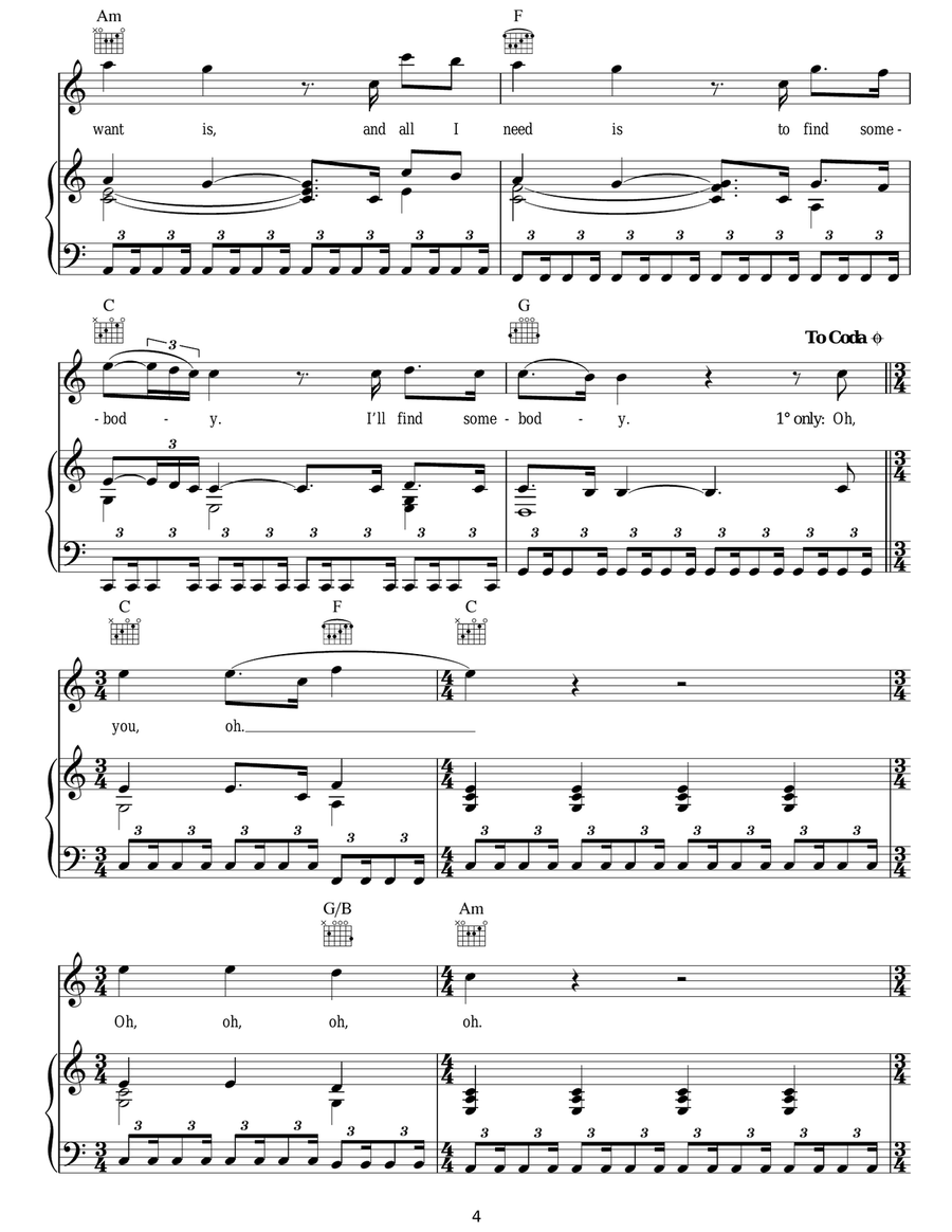 All I Want All I Want Acoustic Guitar scores gallery preview page 4