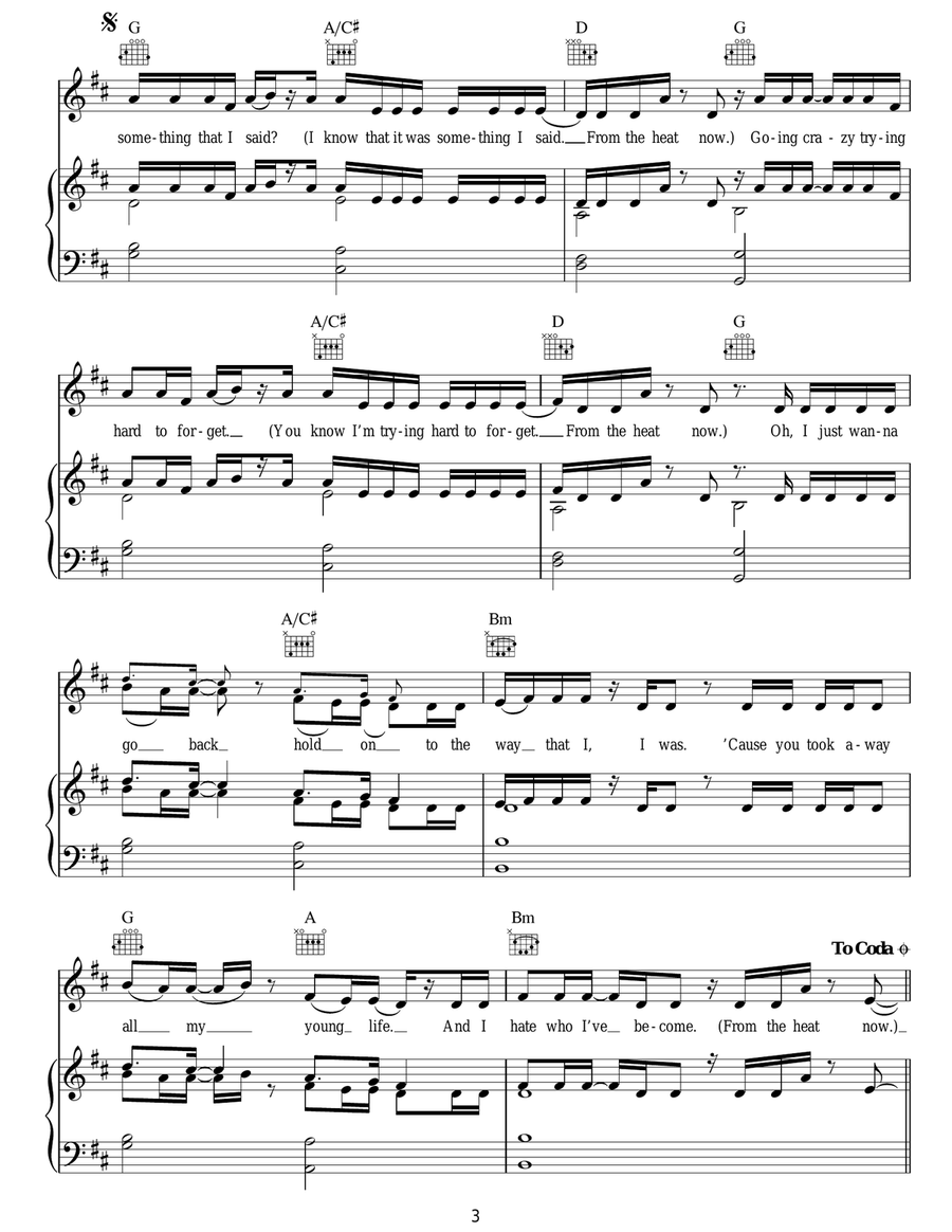 Go Slow Go Slow Acoustic Guitar scores gallery preview page 3