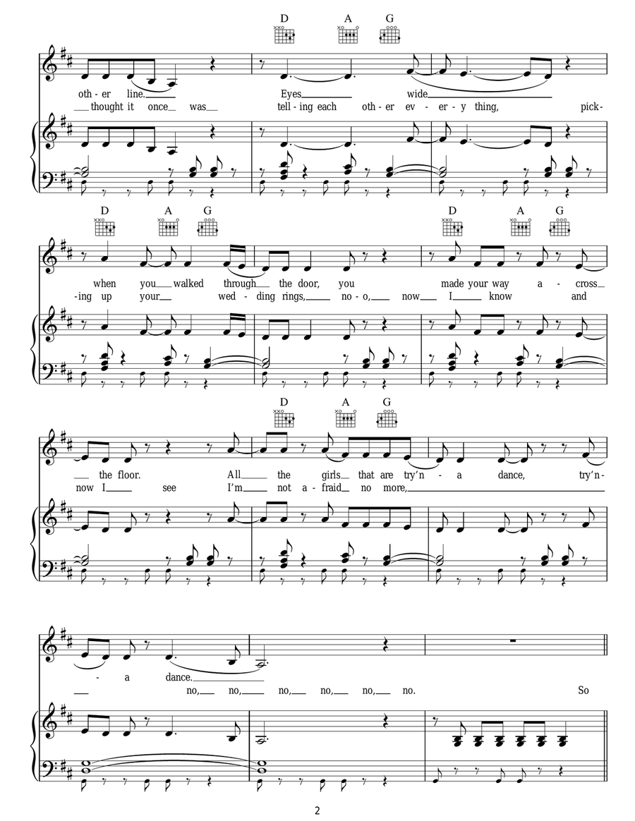 Honey And I Honey And I Acoustic Guitar scores gallery preview page 2