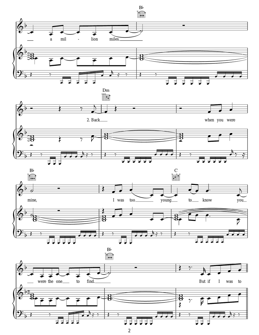 If I Could Change Your Mind Acoustic Guitar scores gallery preview page 2