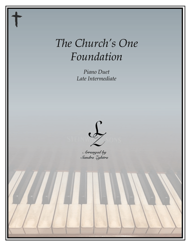 The Church's One Foundation (1 piano, 4 hands duet)