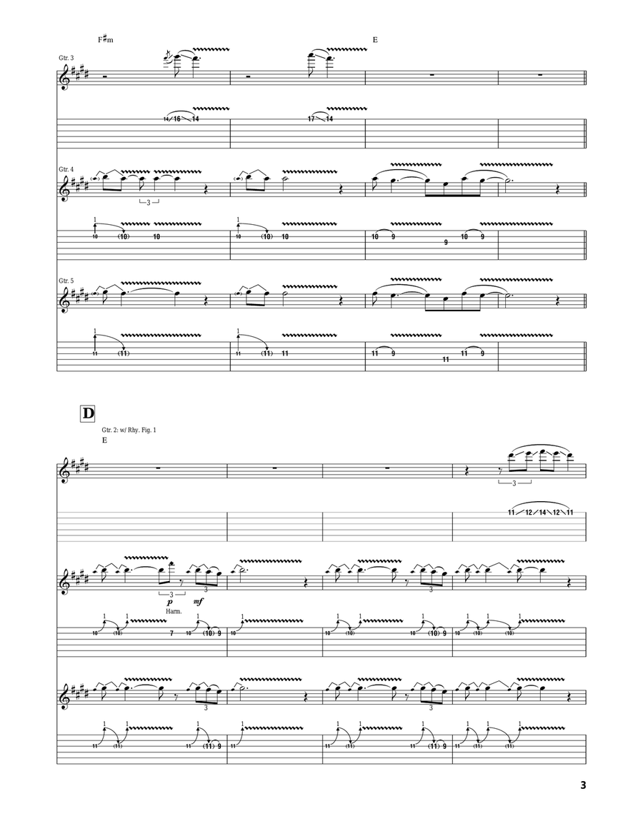 Albatross Albatross Acoustic Guitar scores gallery preview page 3