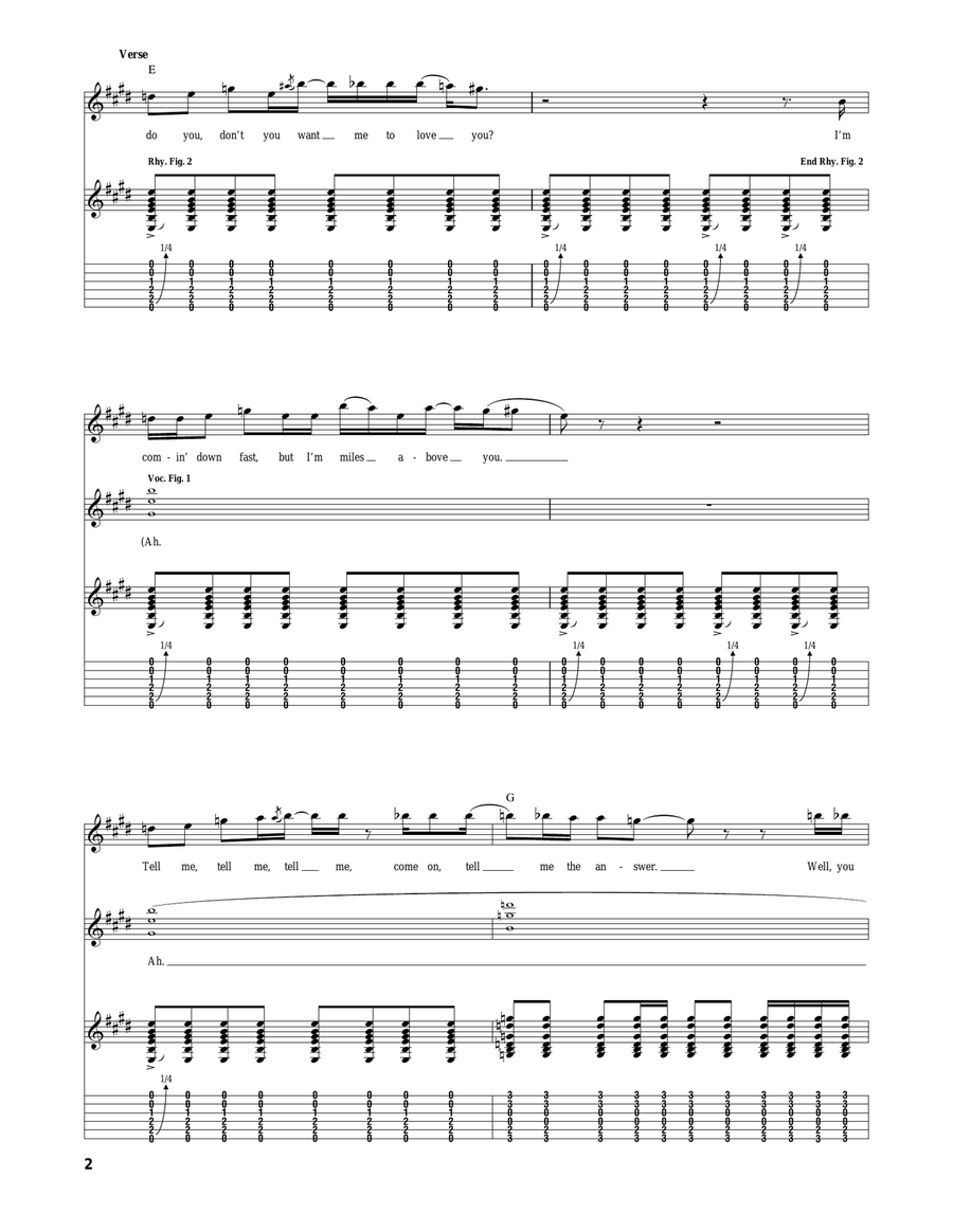 Helter Skelter Helter Skelter Acoustic Guitar scores gallery preview page 2