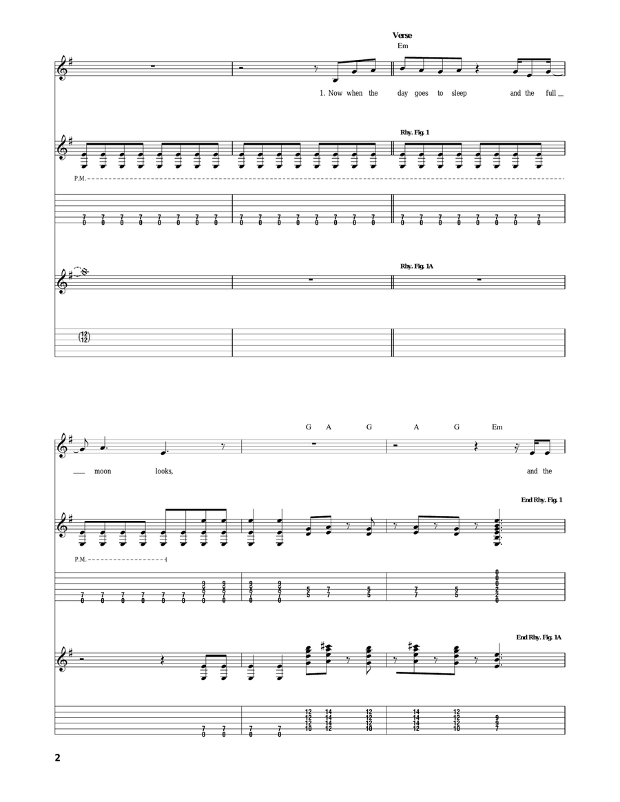 The Green Manalishi Acoustic Guitar scores gallery preview page 2