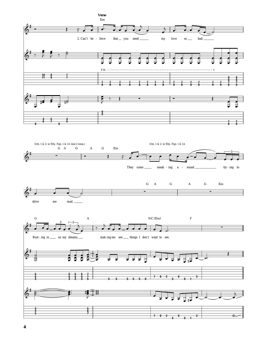 The Green Manalishi Acoustic Guitar scores gallery preview page 4