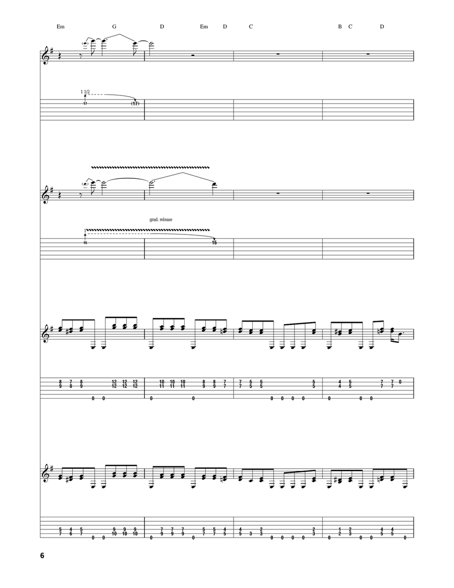 The Green Manalishi Acoustic Guitar scores gallery preview page 6