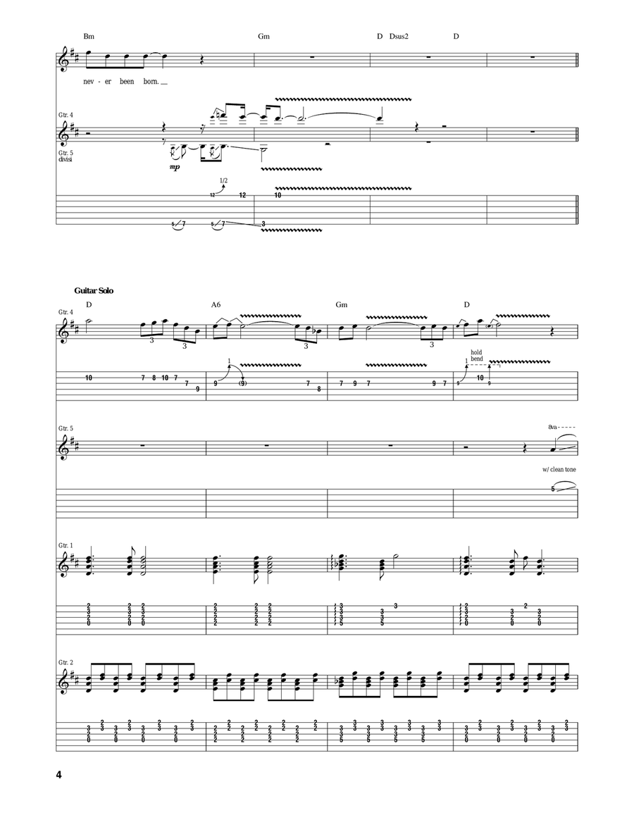 Man Of The World Man Of The World Acoustic Guitar scores gallery preview page 4