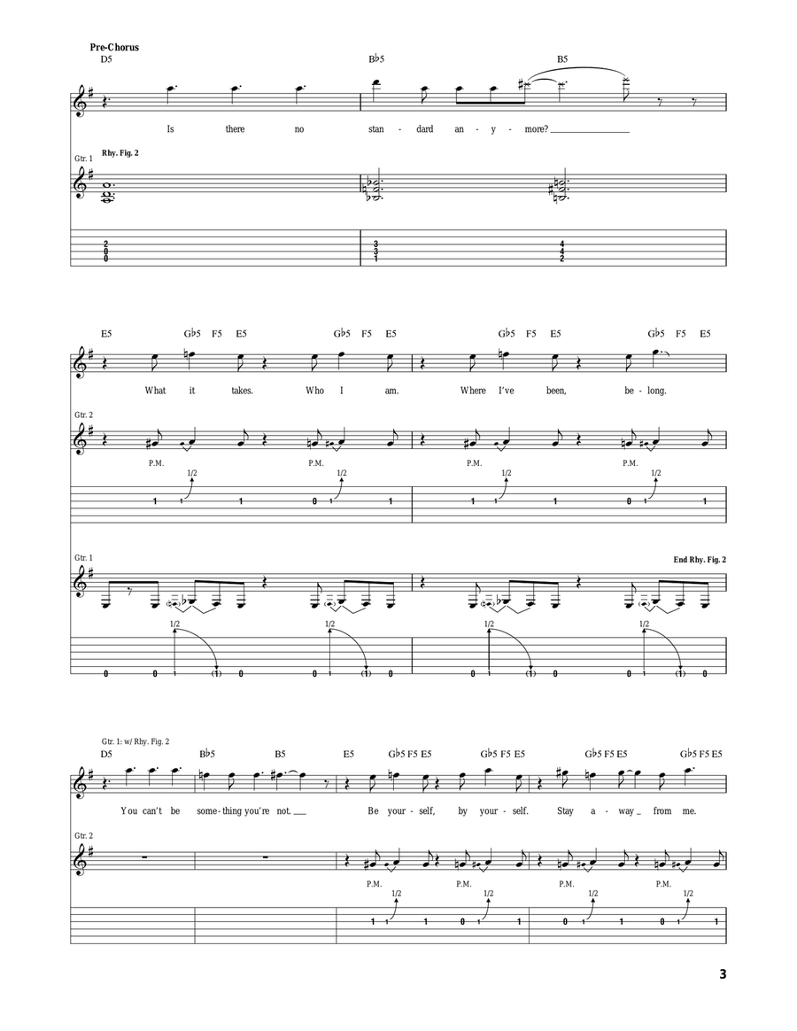 Walk Walk Acoustic Guitar scores gallery preview page 3