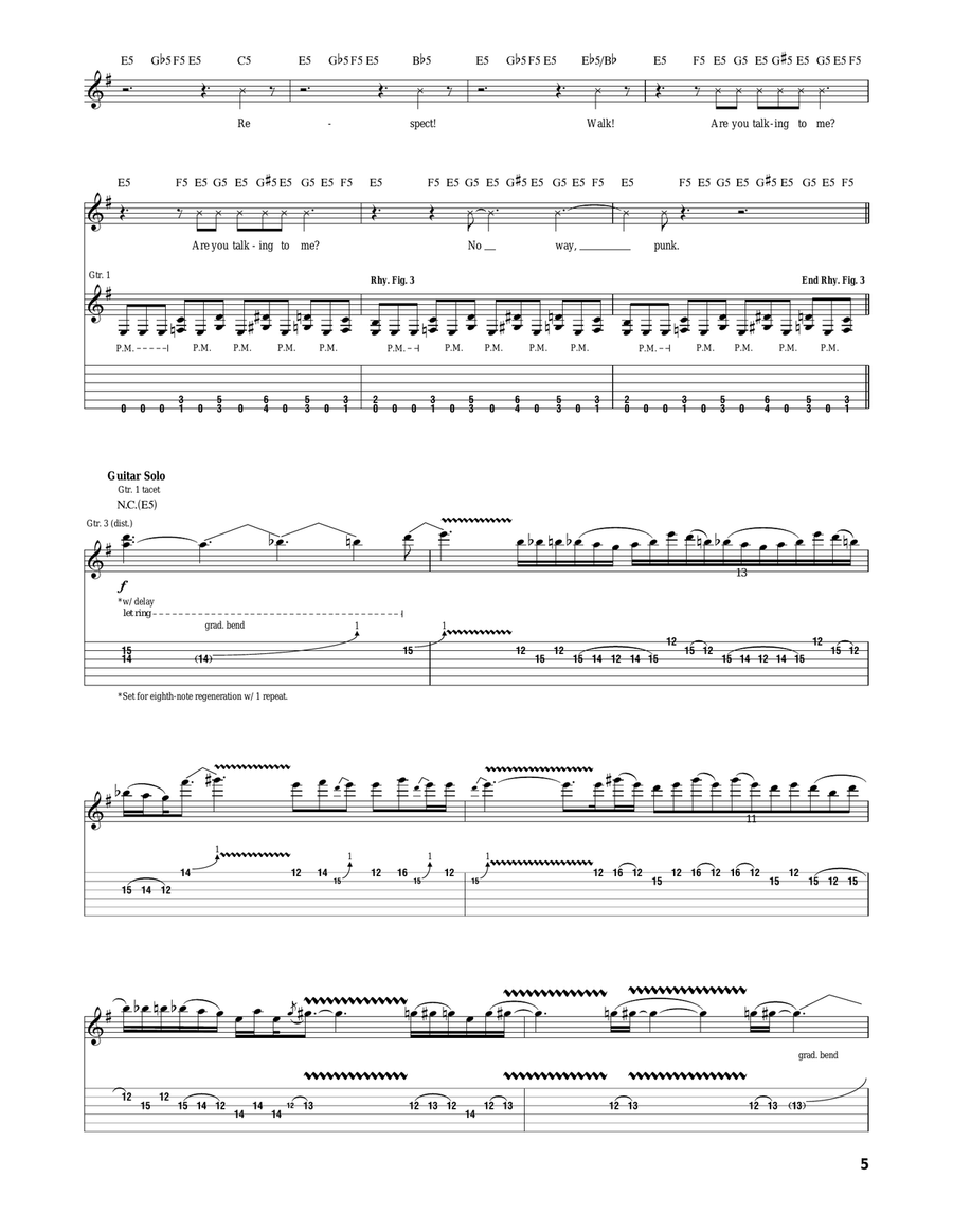 Walk Walk Acoustic Guitar scores gallery preview page 5