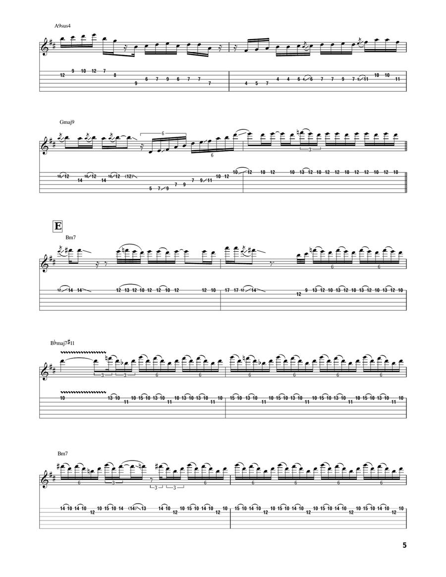 Phase Dance Phase Dance Acoustic Guitar scores gallery preview page 5
