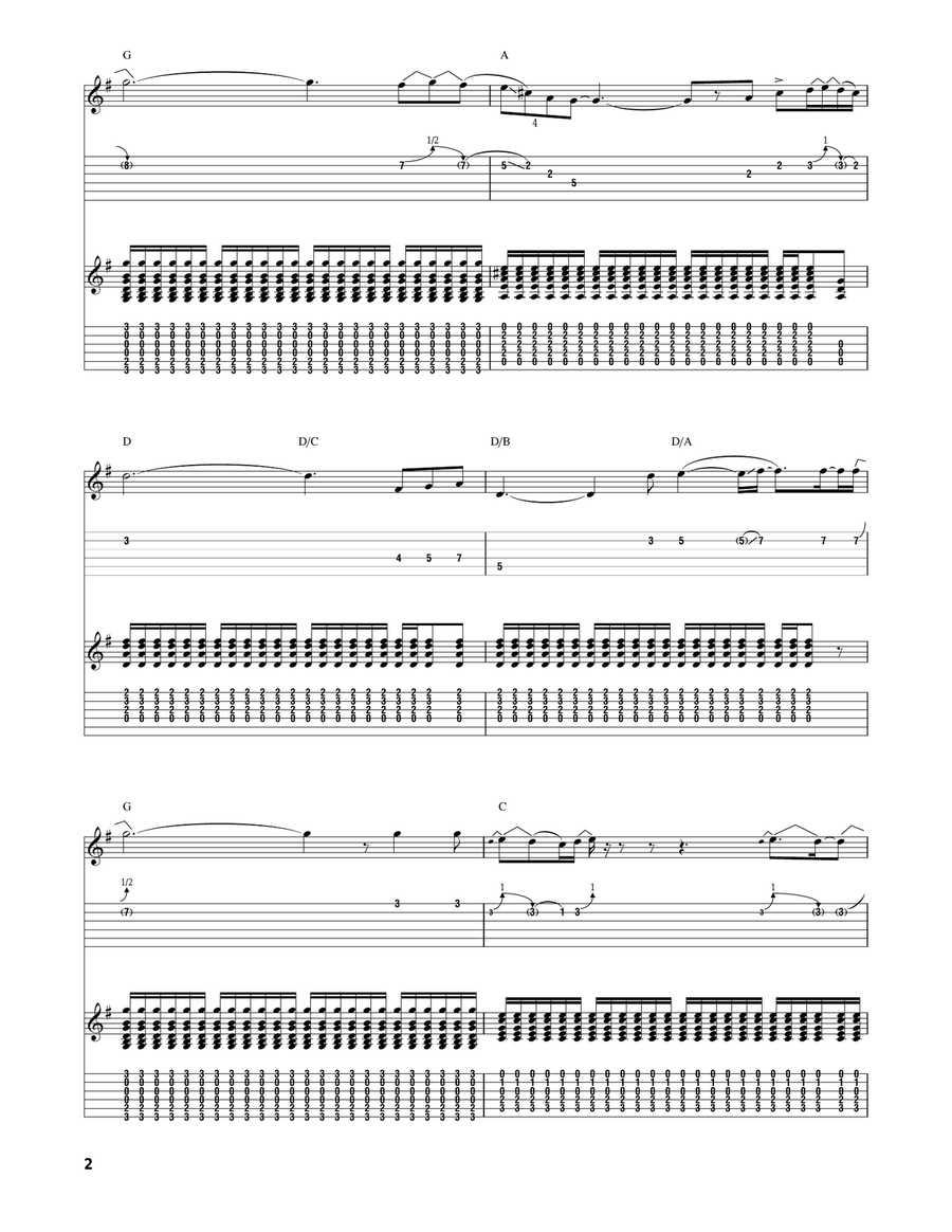 Sweet Dreams Sweet Dreams Acoustic Guitar scores gallery preview page 2