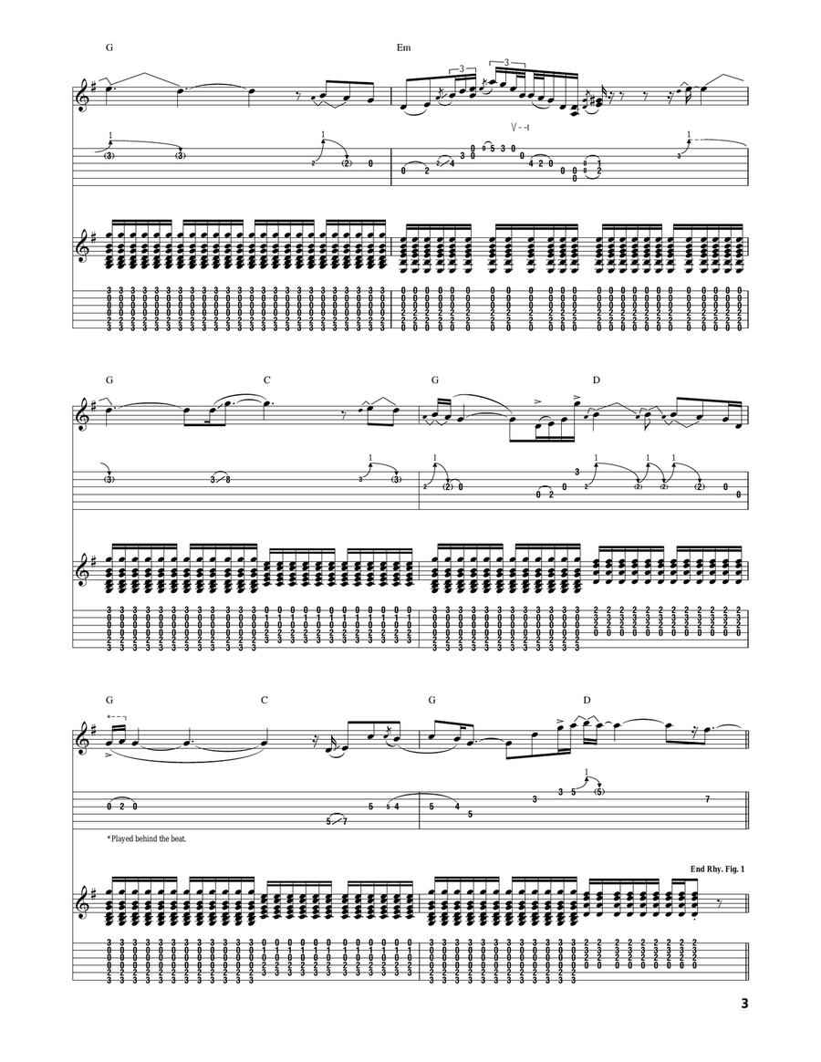 Sweet Dreams Sweet Dreams Acoustic Guitar scores gallery preview page 3