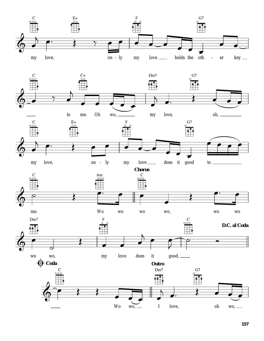My Love My Love Ukulele scores gallery preview page 2