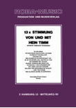 13 x Stimmung von und mit Hein Timm