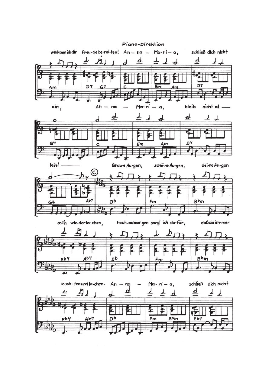 Anna Maria Piano, Vocal, Guitar - Digital Sheet Music page 4
