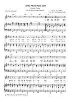 Jung Muss Man Sein Piano Solo scores gallery preview page 3