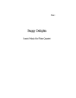 Buggy Delights, Insect Music for Flute Quartet PARTS ONLY