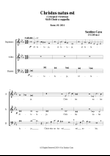 Christus natus est (Christmas) SAB Choir a cappella