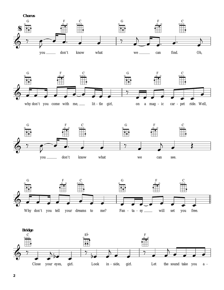 Magic Carpet Ride Magic Carpet Ride Ukulele scores gallery preview page 2