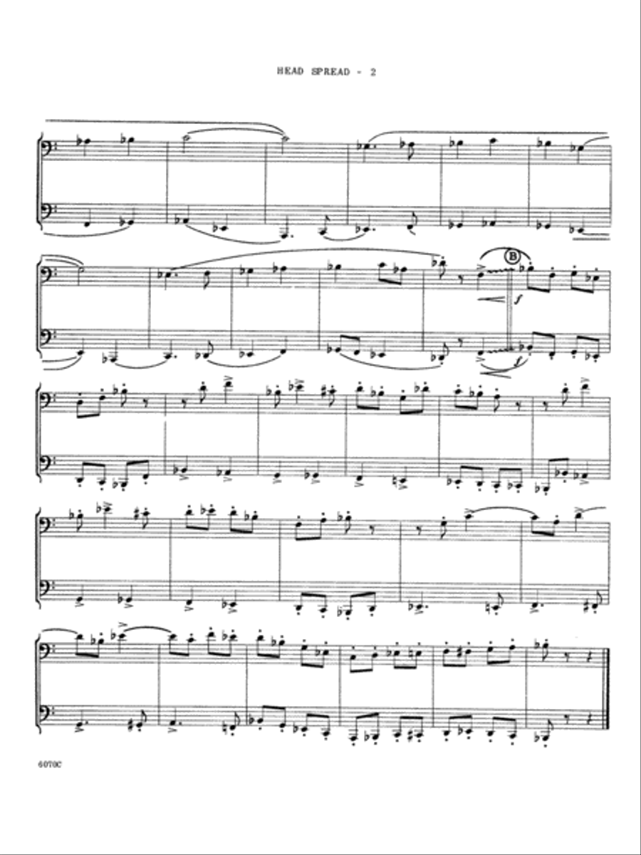 Ten Duets For Tenor And Bass Trombone Bass Trombone scores gallery preview page 3