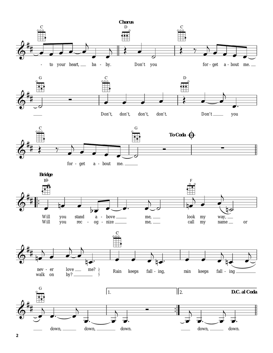 Don't You (Forget About Me) A Cappella scores gallery preview page 2