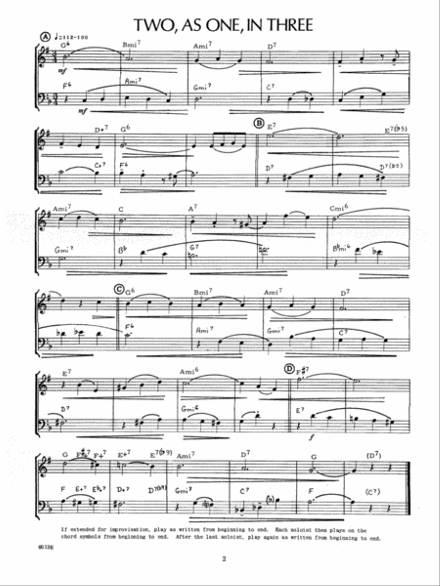 14 Jazz-Rock Duets (trumpet & trombone) Trombone scores gallery preview page 3