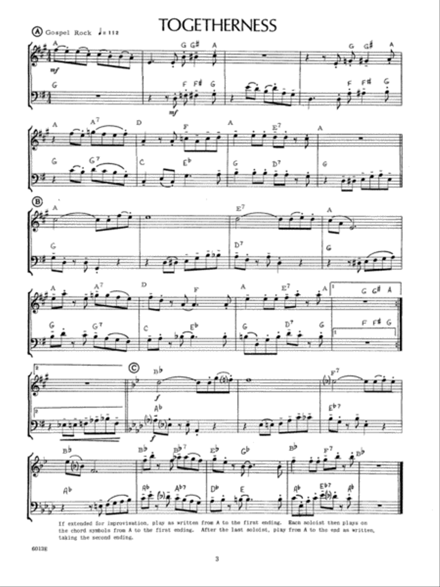 14 Jazz-Rock Duets (trumpet & trombone) Trombone scores gallery preview page 4