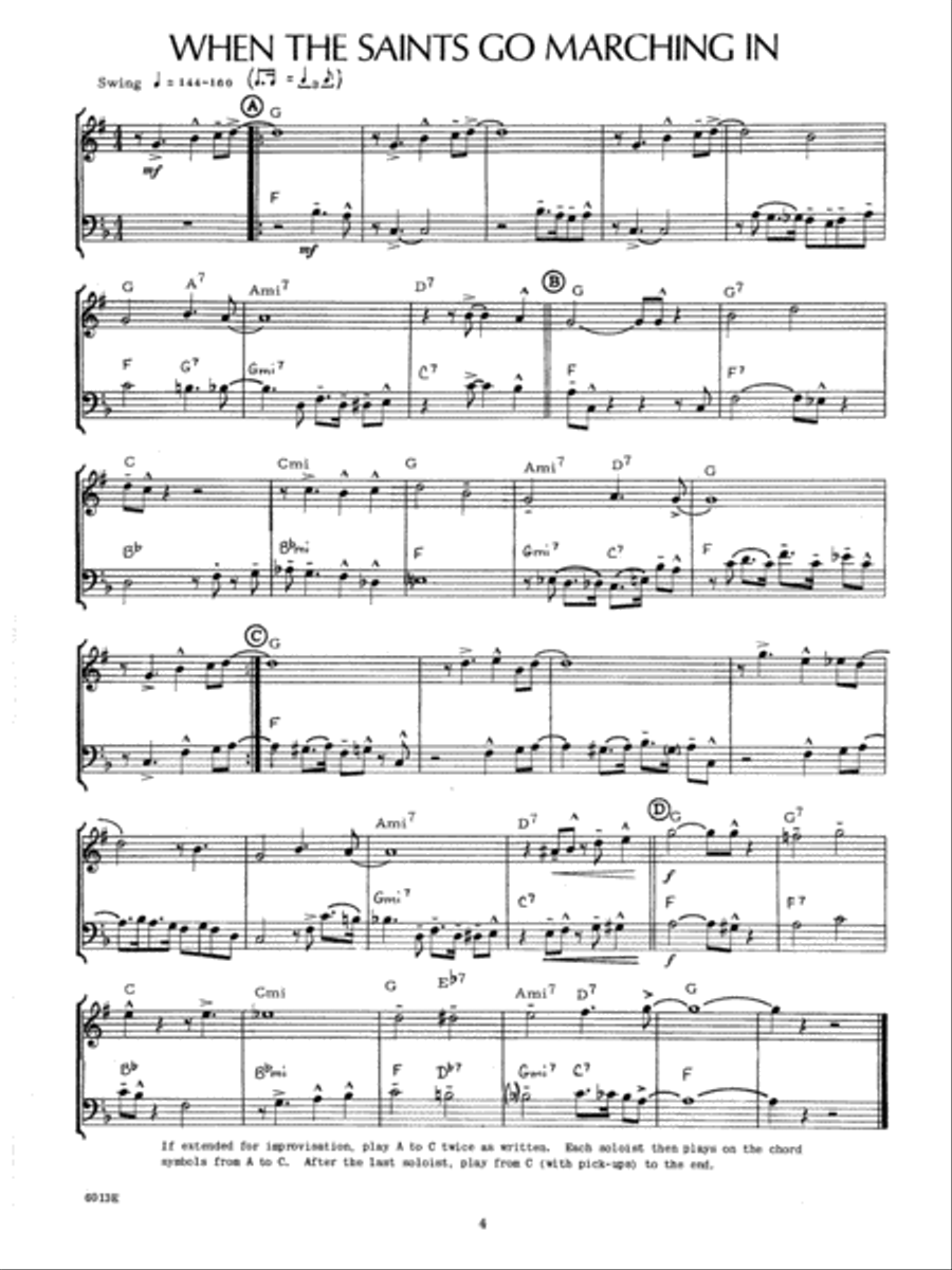 14 Jazz-Rock Duets (trumpet & trombone) Trombone scores gallery preview page 5