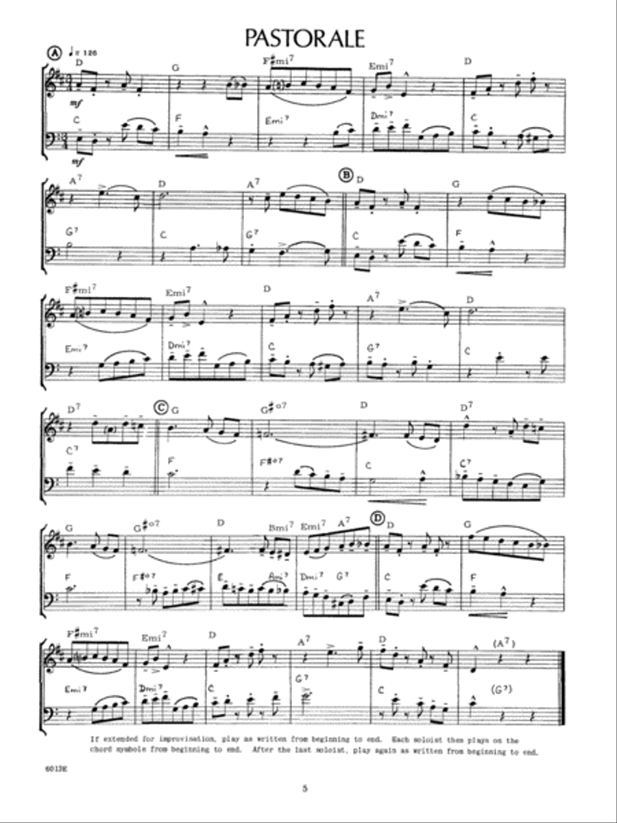 14 Jazz-Rock Duets (trumpet & trombone) Trombone scores gallery preview page 6